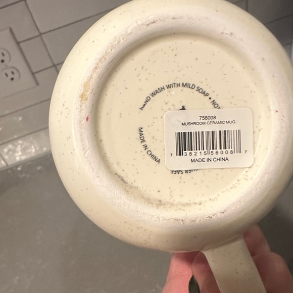 Mushroom Shaped Mug with Red Cap - Picture 3 of 4